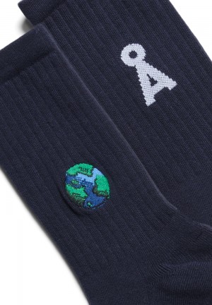 ARMEDANGELS SAAMUS WORLD Socks made of Organic Cotton Mix Night Sky | 1239468-PM