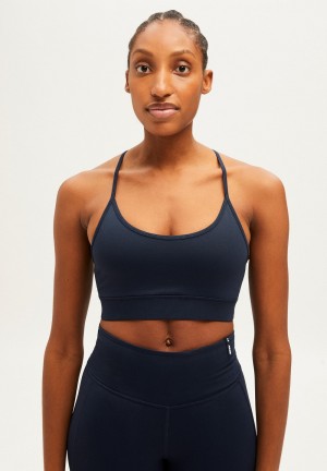 ARMEDANGELS SAATYA Activewear Bra made of Polyamide Mix (recycled) Indigo | 5086341-TF