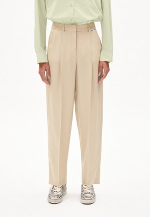 ARMEDANGELS SANDRINAA TAPERED Woven Pants made of TENCEL™ x REFIBRA™ Lyocell Sable | 1573824-VM