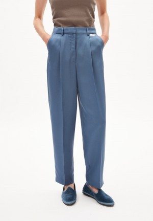 ARMEDANGELS SANDRINAA TAPERED Woven Pants made of TENCEL™ x REFIBRA™ Lyocell Bleu | 7106354-QF