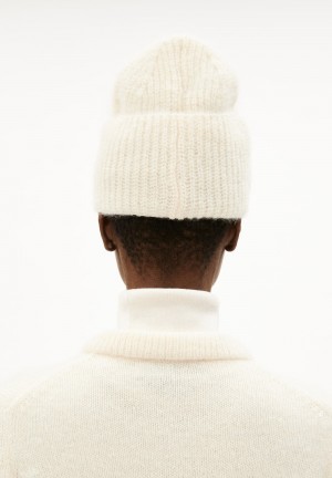 ARMEDANGELS SNOWAA Beanie made of Mohair Wool Mix Oatmilk | 5307469-ZT