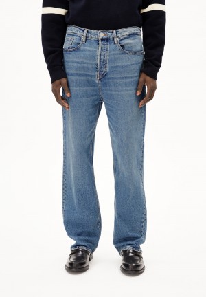 ARMEDANGELS TAATO COMFORT Jeans Baggy Fit Mid Organic Cotton Mix Comfort-Stretch Tanzanite | 9281640-XU