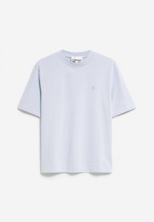 ARMEDANGELS TARJAA Heavyweight T-Shirt Loose Fit made of Organic Cotton Mix Morning Sky | 3796215-PJ