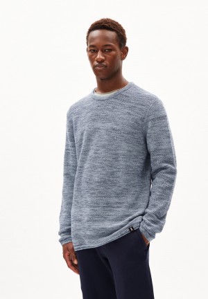ARMEDANGELS TOLAA Sweater Regular Fit made of Organic Cotton Morning Dew-night Sky | 2569714-SE