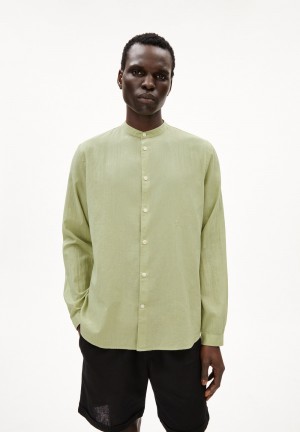 ARMEDANGELS VAALERONIMUS Shirt Relaxed Fit made of Organic Cotton Noir | 2081639-SU