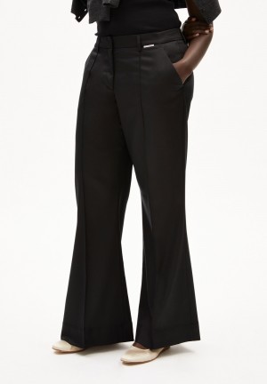 ARMEDANGELS XENNAA Woven Pants made of TENCEL™ Lyocell Mix Noir | 9067215-EV