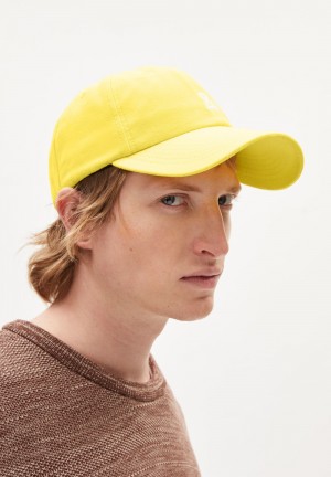 ARMEDANGELS YENAAS BOLD Cap made of Organic Cotton Jaune | 3146097-CJ