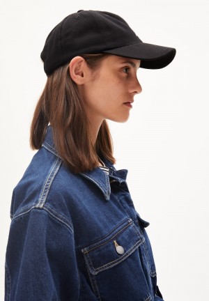 ARMEDANGELS YENAAS BOLD Cap made of Organic Cotton Noir | 8253061-QF