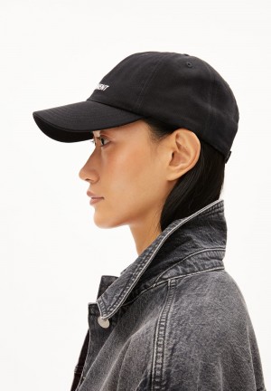 ARMEDANGELS YENAAS PERM Cap made of Organic Cotton Noir | 4657392-JB