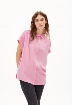 ARMEDANGELS ZONYAA Blouse Relaxed Fit made of LENZING™ ECOVERO™ Viscose Rose | 9176823-UL